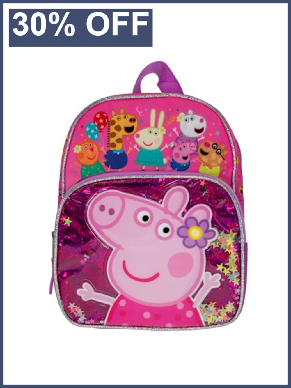 Peppa Pig Mini Backpack Durable Polyester Kids Travel School Bag